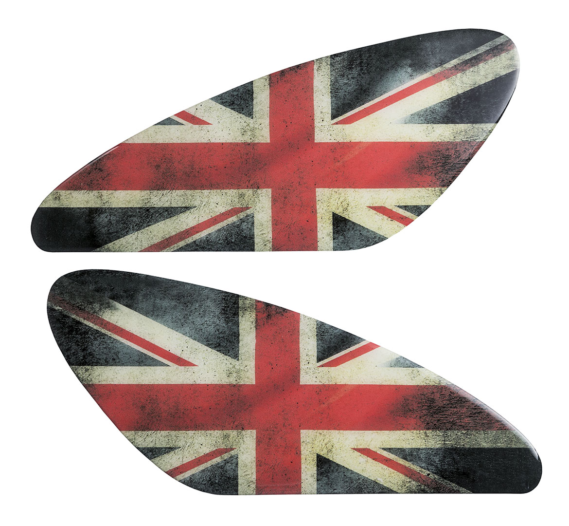 Rocket 3 Union Jack Tank Gel Knee Pads [Full Colour]