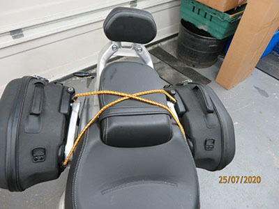 Pannier Bracket Bungee Strap Boss - Rocket 3 2020> - Click Image to Close