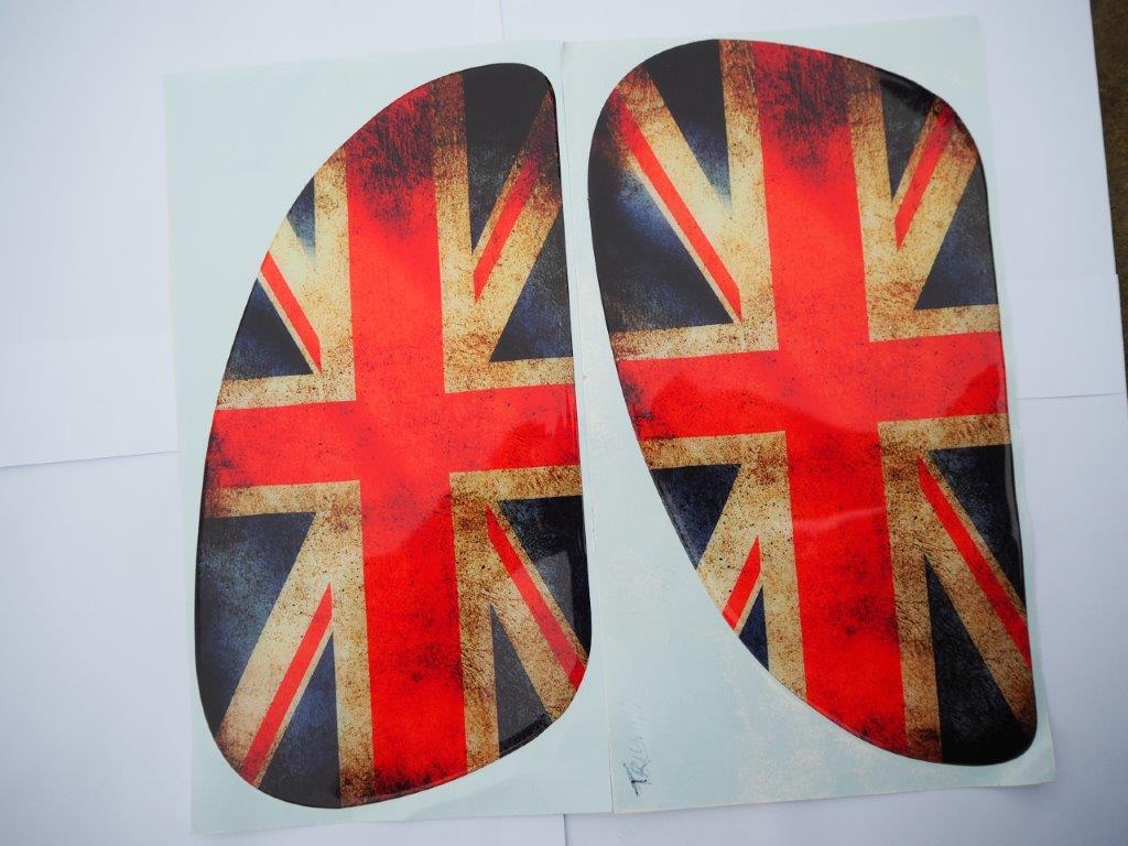 Bonneville Union Jack Tank Gel Knee Pads [Full Colour]