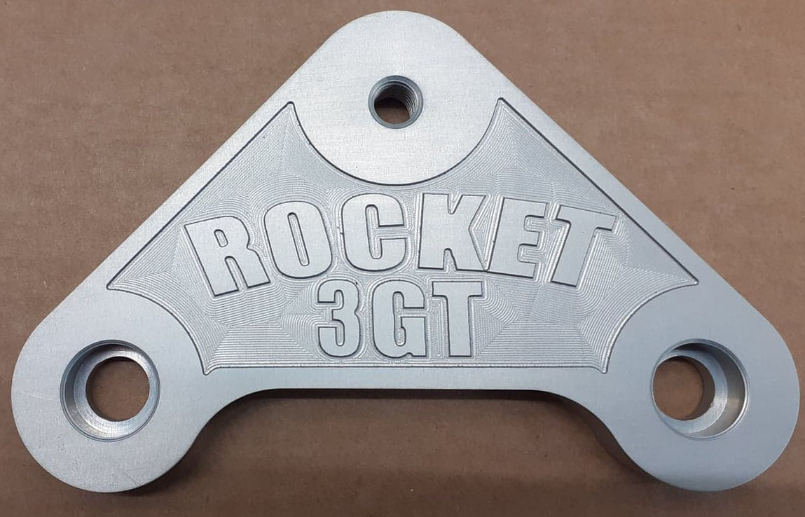 Rocket 3 GT Sat Nav Mount Kit [Silver]